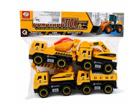 Set 4 camiones construccion